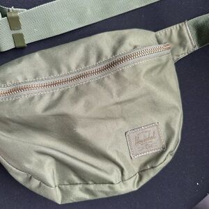 Herschel Supply Company Olive Green Hip Pack with Front Zip